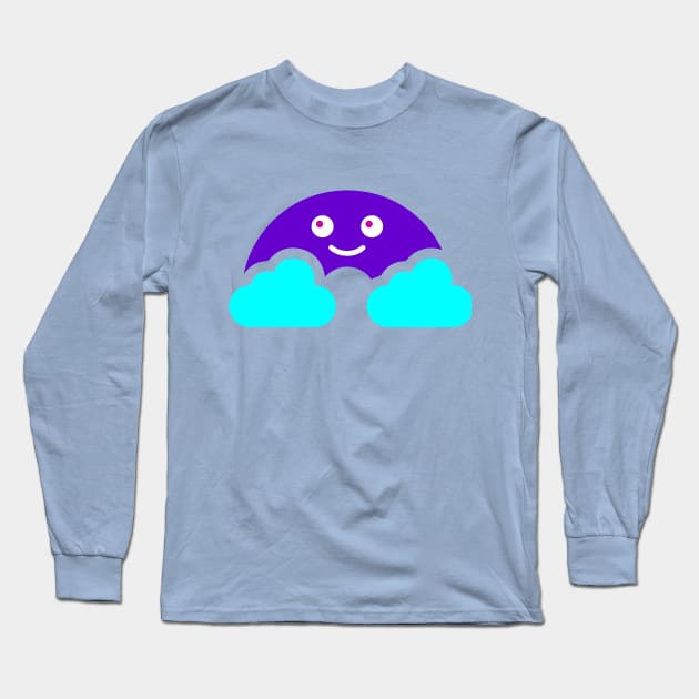 HAPPY CLOUD Long Sleeve T-Shirt by BITLY